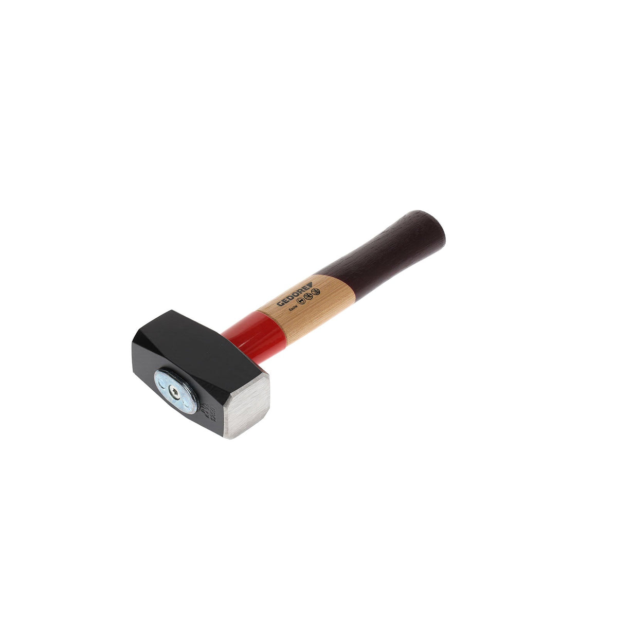 620 - Mazas ROTBAND-PLUS con mango de madera: Maza con cabeza metálica negra y mango de madera bicolor