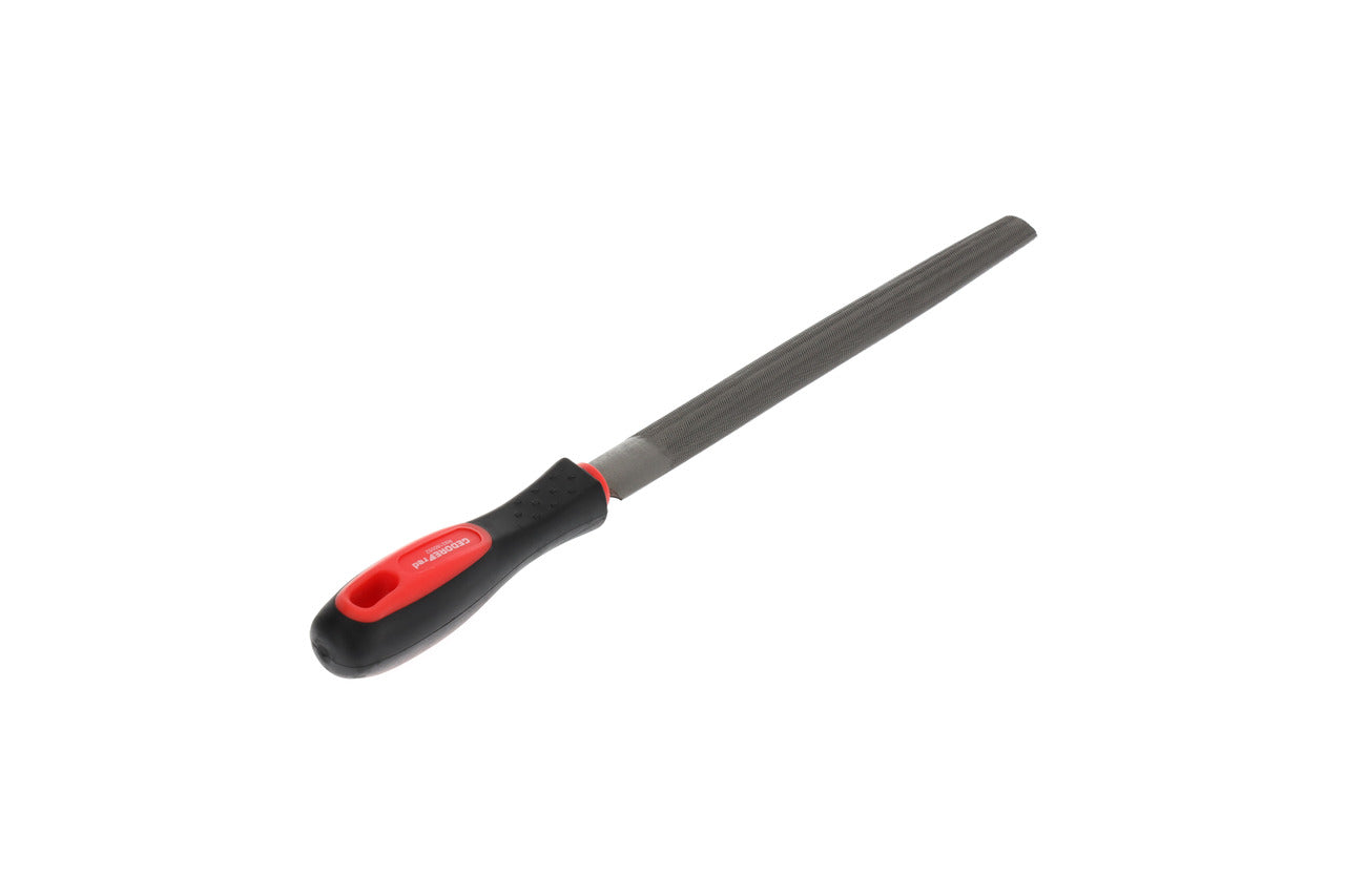 GEDORE red R93160052 - Lime demi-ronde, grain moyen 2, L=310 mm, manche bi-matière