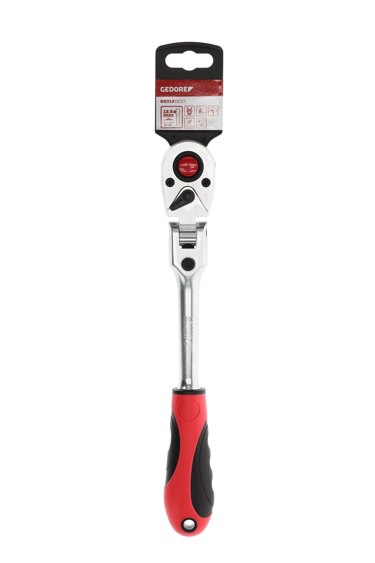 GEDORE red R60120027 - Clé à cliquet réversible articulée 2 composants 1/2"