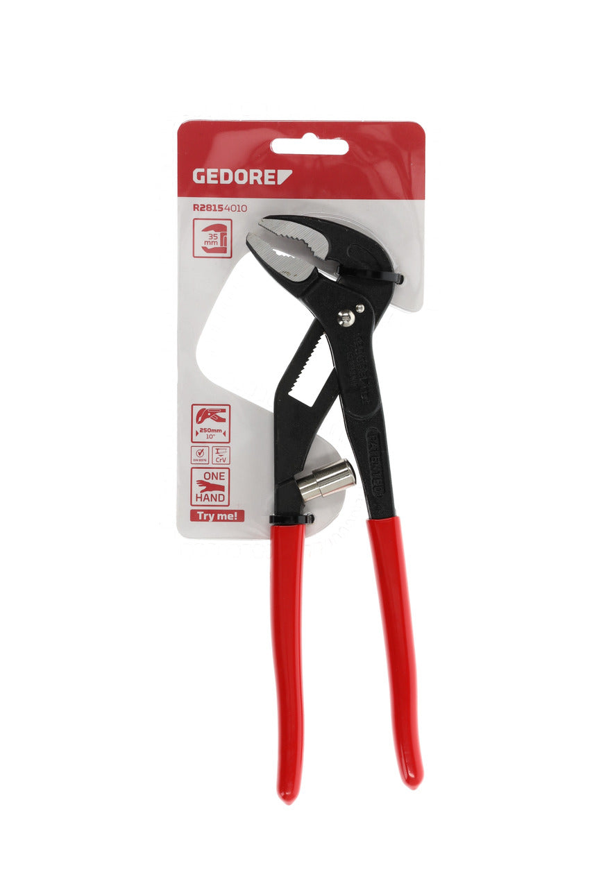 GEDORE red R28154010 - Pince à pompe à eau, 10", réglage automatique de la largeur.