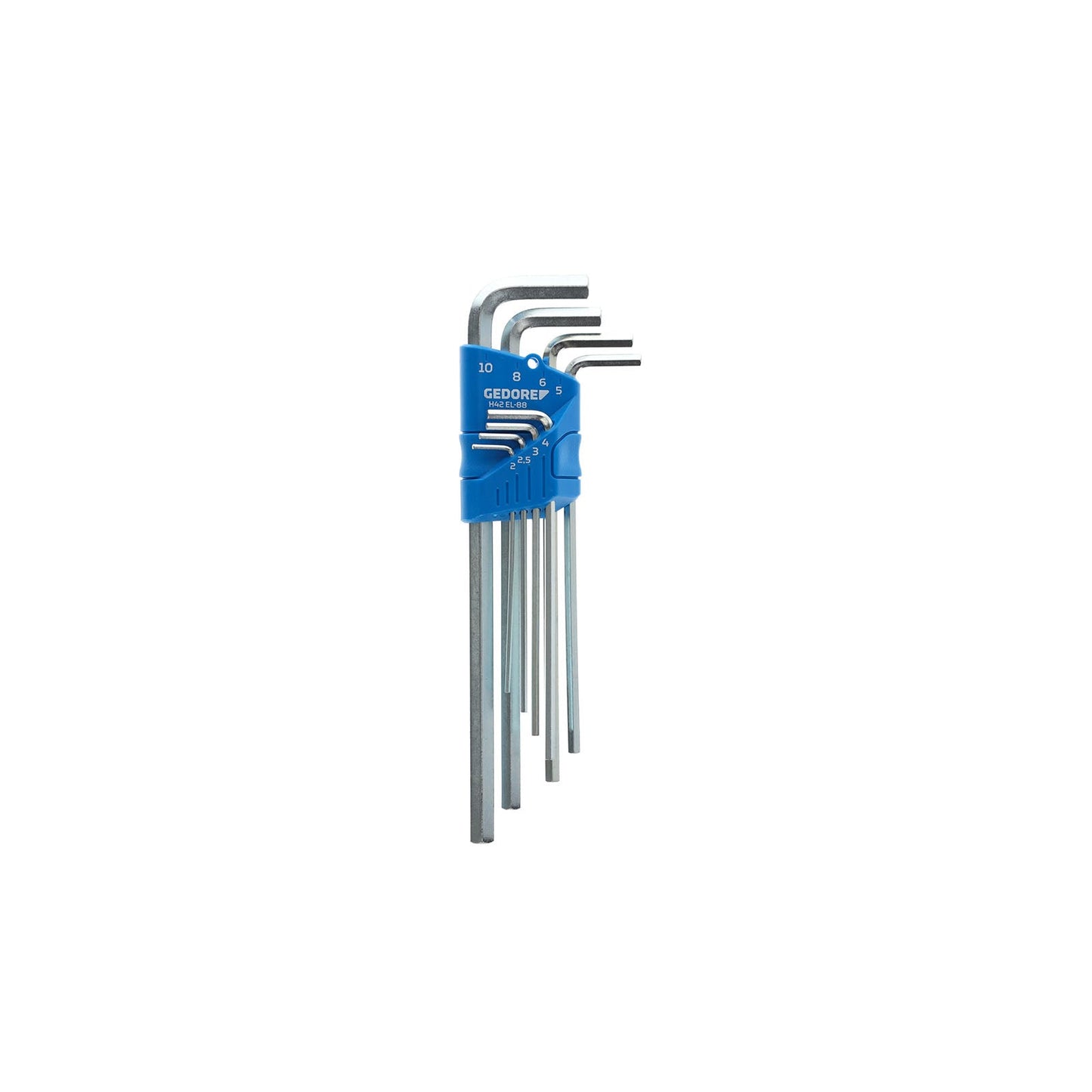 GEDORE H 42 EL-88 - Juego de 8 Llaves Allen XL 2-10 mm