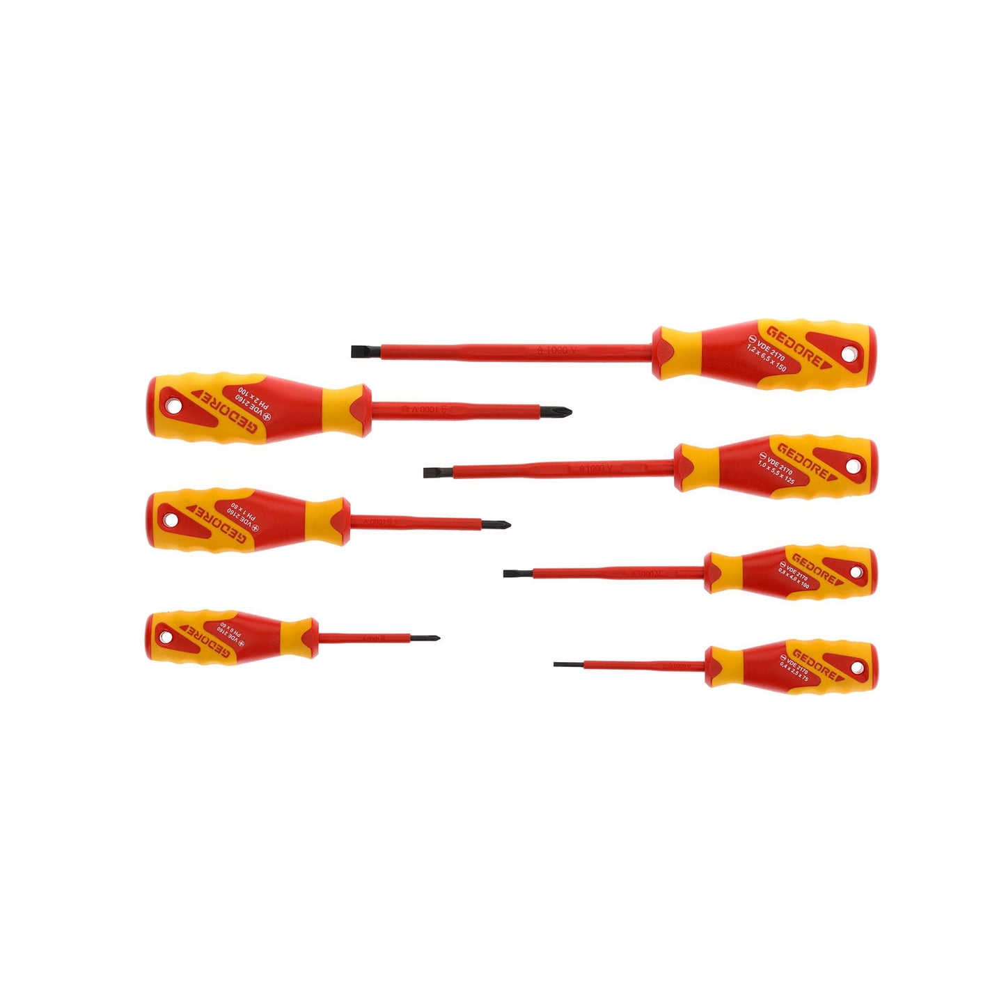GEDORE VDE 2170-2160 PH-077 - Juego de  Destorn. VDE 7 piezas
