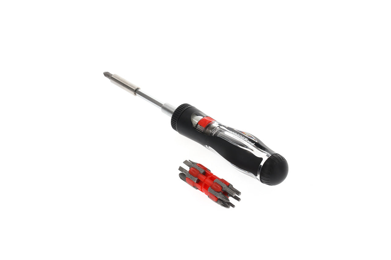 GEDORE red R38920000 - Tournevis à cliquet télescopique 1/4" 13 en 1