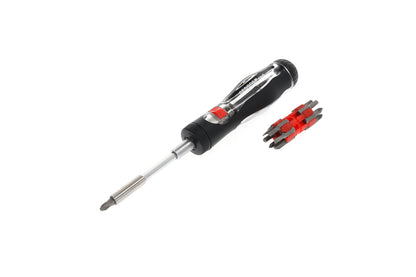 GEDORE red R38920000 - Tournevis à cliquet télescopique 1/4" 13 en 1