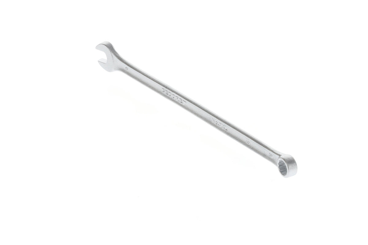Llave Combinada XL, 8 mm: Llave combinada larga con boca abierta y anillo en extremos opuestos