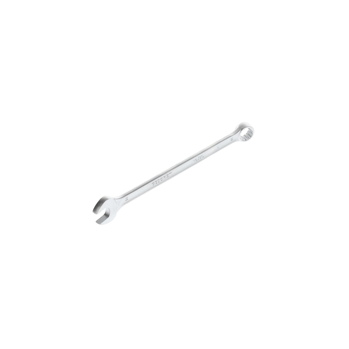 Llave Combinada XL, 18 mm: Llave combinada larga con boca abierta en un extremo y estrella en el otro