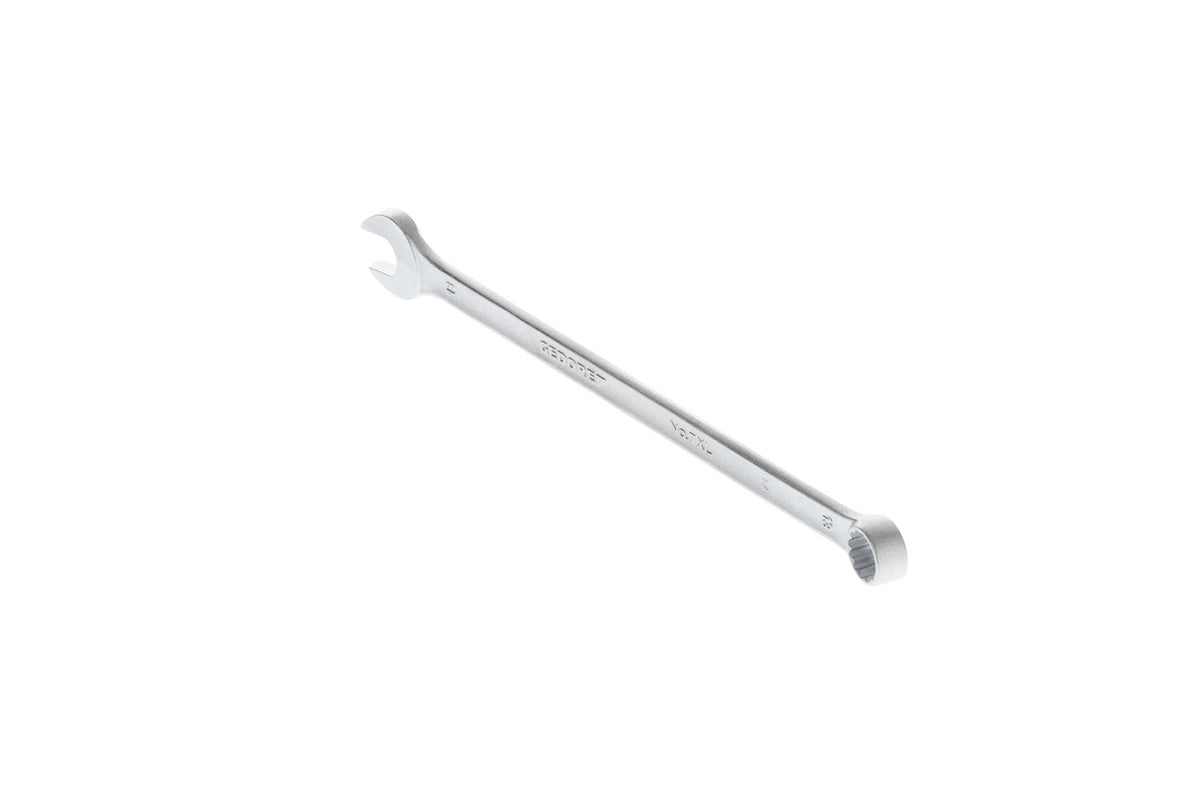 Llave Combinada XL, 13 mm: Llave combinada larga con boca abierta y extremo anular acodado