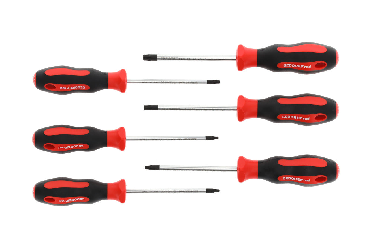 GEDORE red R38402006 - Jeu de tournevis 2 composants T10-40, 6 pièces