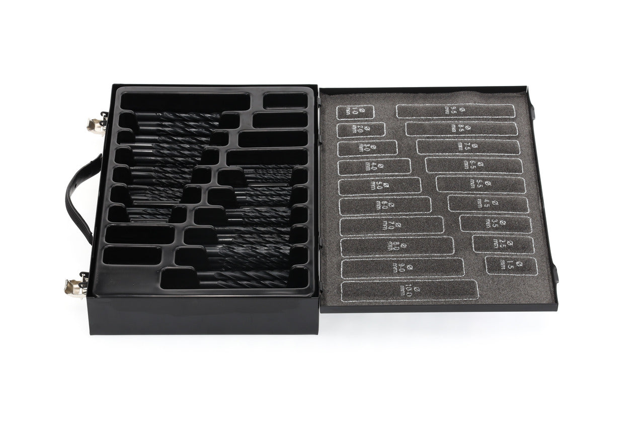 GEDORE red R93500170 - Jeu de forets hélicoïdaux Ø 1-10 mm, pas de 0,5 mm, 170 pièces