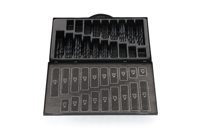 GEDORE red R93500170 - Jeu de forets hélicoïdaux Ø 1-10 mm, pas de 0,5 mm, 170 pièces