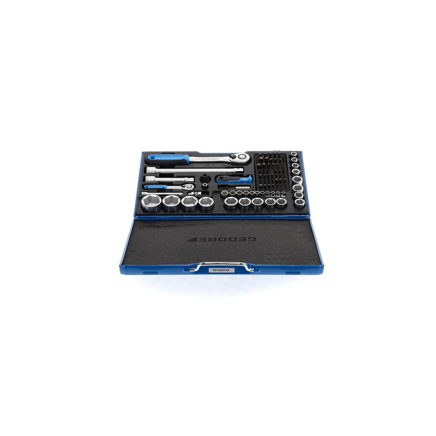 GEDORE 19 V20U-20 - Juego de Vasos Hex 1/4" + 1/2"
