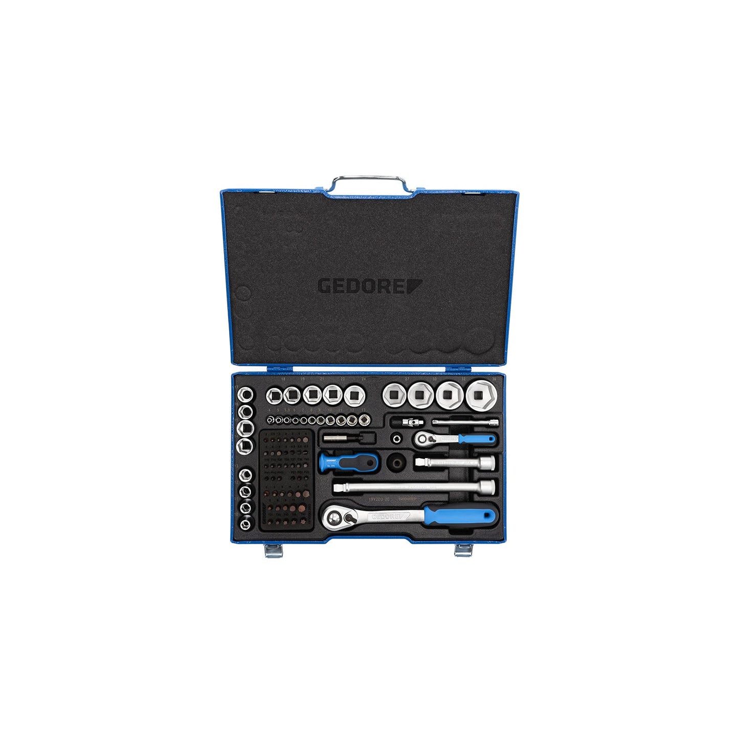 GEDORE 19 V20U-20 - Juego de Vasos Hex 1/4" + 1/2"