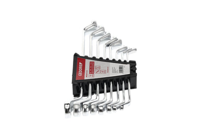GEDORE red R01105008 - Jeu de 8 clés à molette coudées, 6-22 mm