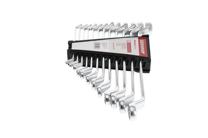 GEDORE red R01105012 - Jeu de 12 clés à molette coudées, 6-32 mm