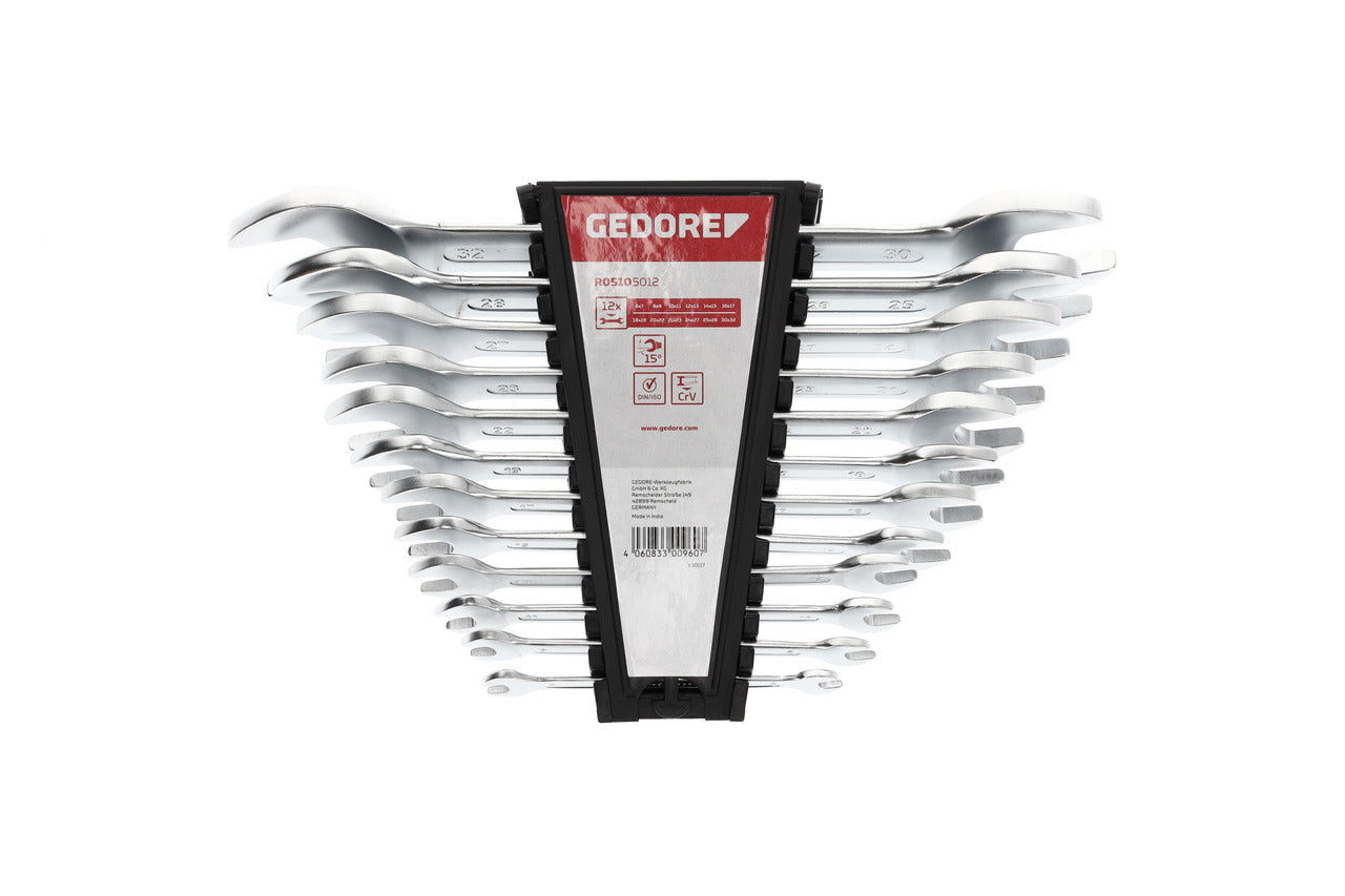 GEDORE red R05105012 - Jeu de 12 clés plates, 6-32 mm