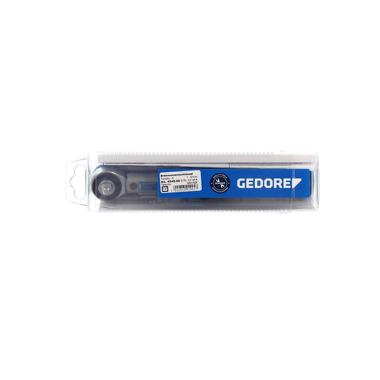GEDORE 4549-00 - Torcofix K 1/4" 1-5 N.m.