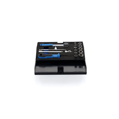 GEDORE D 20 EMU-3 - Juego de Vasos Unit Drive 1/4" , 17 piezas