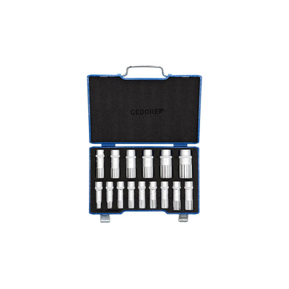 GEDORE D 19 L-015 - Juego de Vasos UD Largos 1/2"