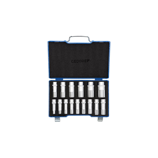 GEDORE D 19 L-015 - Juego de Vasos UD Largos 1/2"