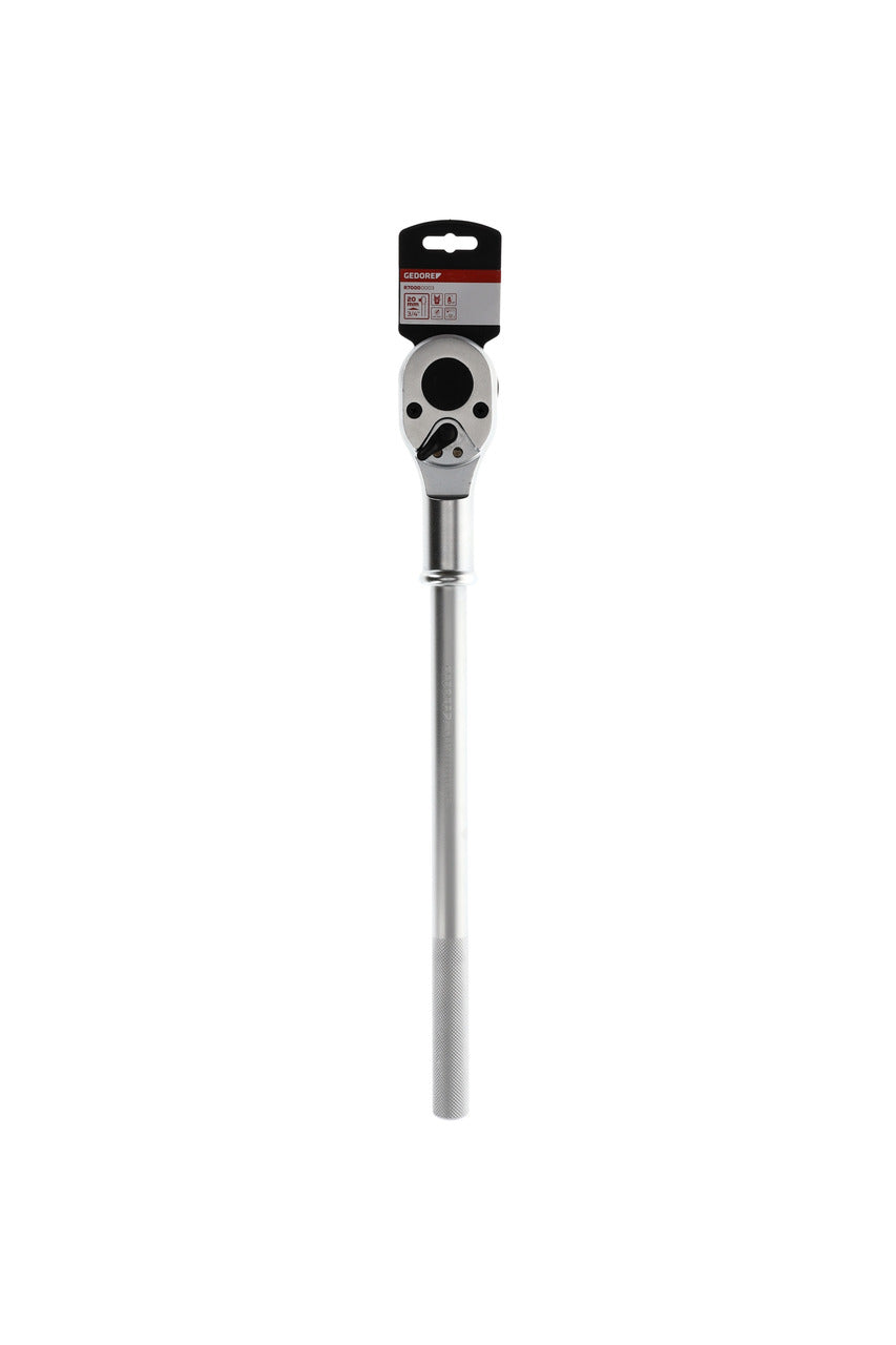 R70000003 - Carraca reversible 3/4", L=510 mm, ángulo de retorno 15°
