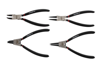 GEDORE red R28002004 - Jeu de pinces à bec pour rondelles Ø 19-60 mm, 4 pièces