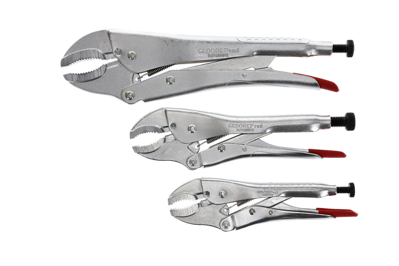 GEDORE red R27202003 - Jeu de 3 pinces Grip 7", 10", 12", 35-60mm