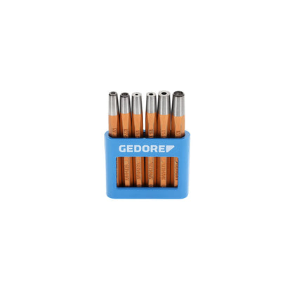 GEDORE 125 B - Juego de remachadores 6 piezas