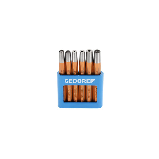 GEDORE 125 B - Juego de remachadores 6 piezas