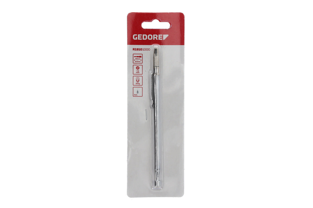 GEDORE red R19101000 - Aimant télescopique 150-670 mm, capacité de charge 300 g