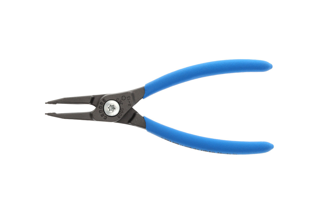 8000 JE - Alicates con puntas reforzadas para anillos circlip interiores de 8 a 140 mm de diámetro