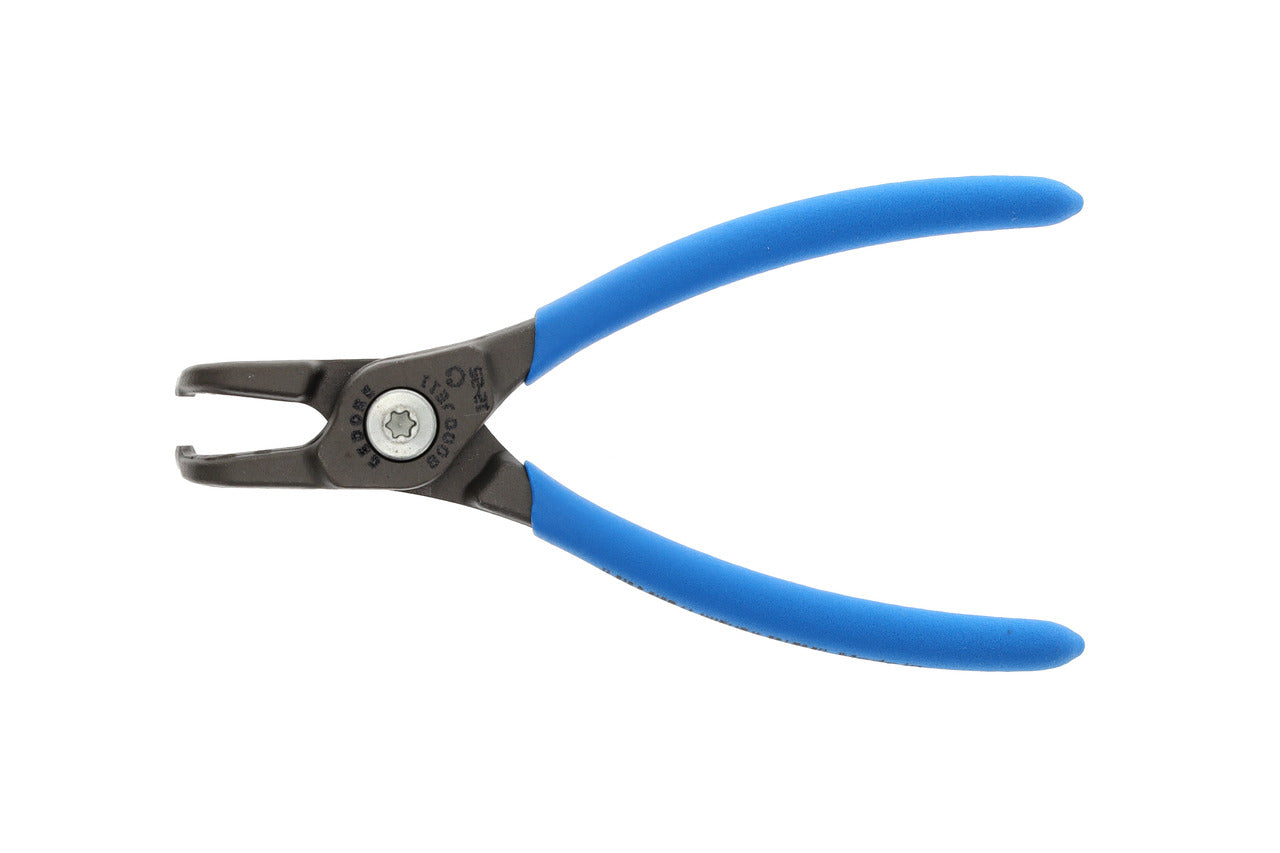 8000 JE - Alicates con puntas reforzadas para anillos circlip interiores de 8 a 140 mm de diámetro