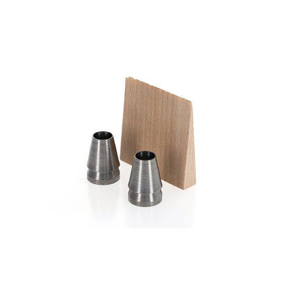 Cuñas para mangos de recambio 3 pzas (2 cuñas cónicas, 1 cuña de madera