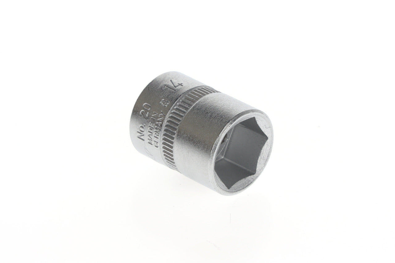 Vasos hexagonales de 1/4" Gedore 20