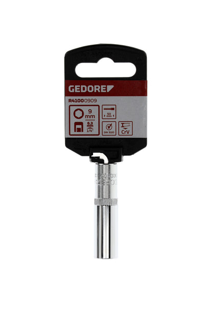 GEDORE red R41000909 - Douille 1/4", hexagonale, 9 mm L=50 mm