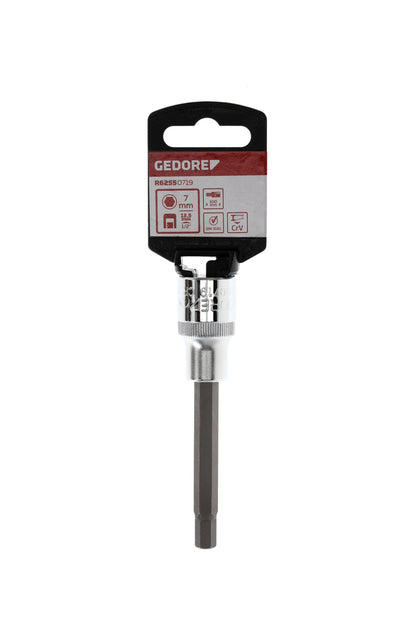 GEDORE red R62550719 - Douille de tournevis 1/2" 7 mm L=100 mm