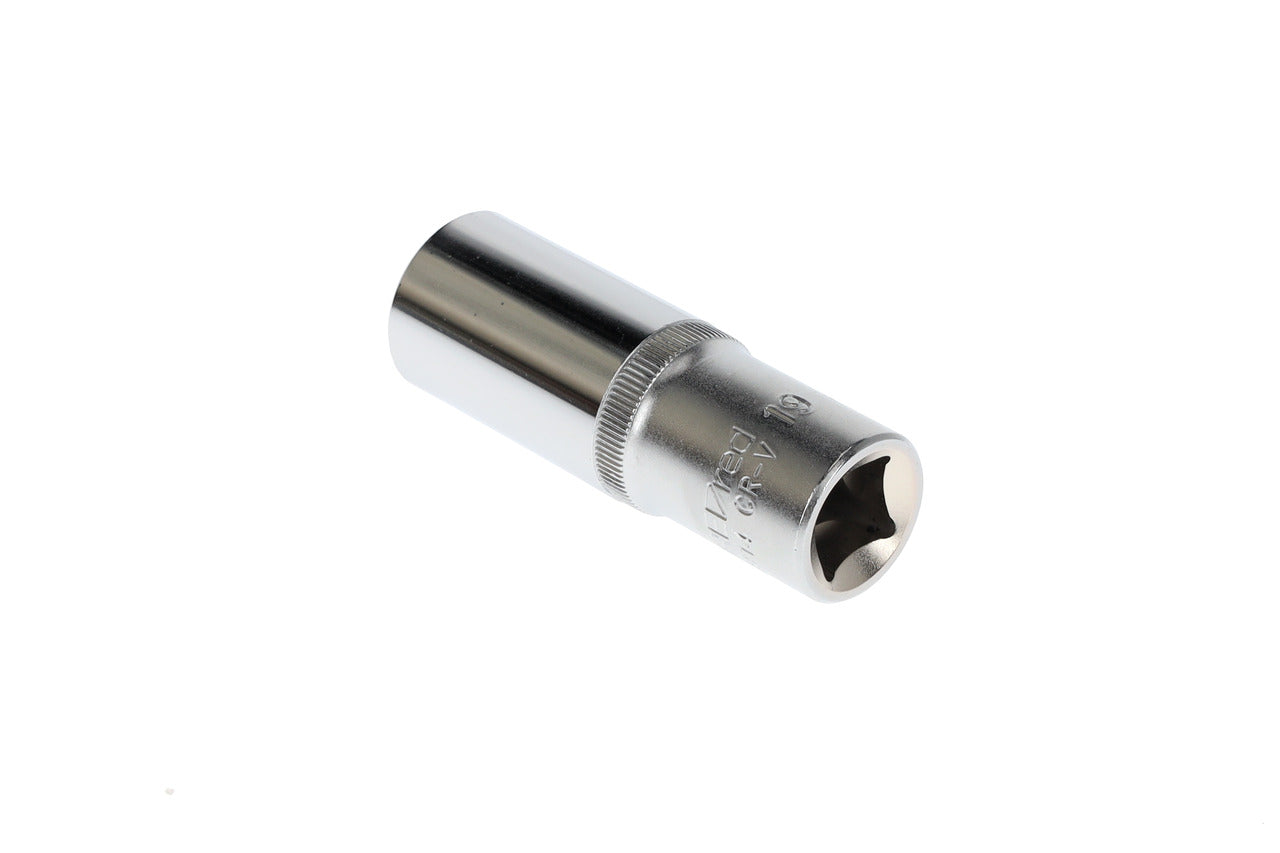 GEDORE red R61101914 - Douille 1/2", bi-hexagonale, 19 mm L=77 mm