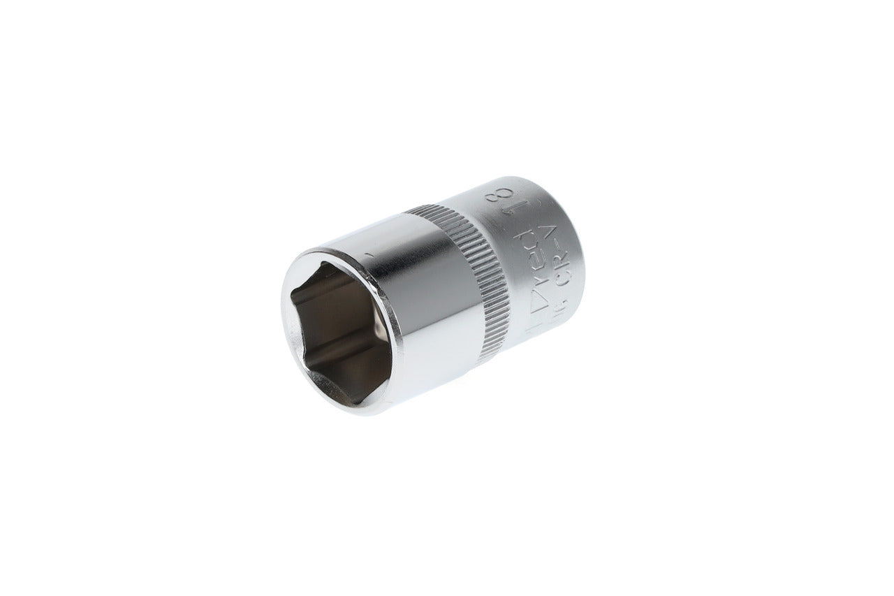GEDORE red R61001806 - Douille 1/2", hexagonale, 18 mm L=38 mm