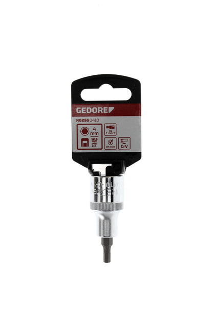 GEDORE red R62550410 - Douille de tournevis 1/2" 4 mm L=55 mm