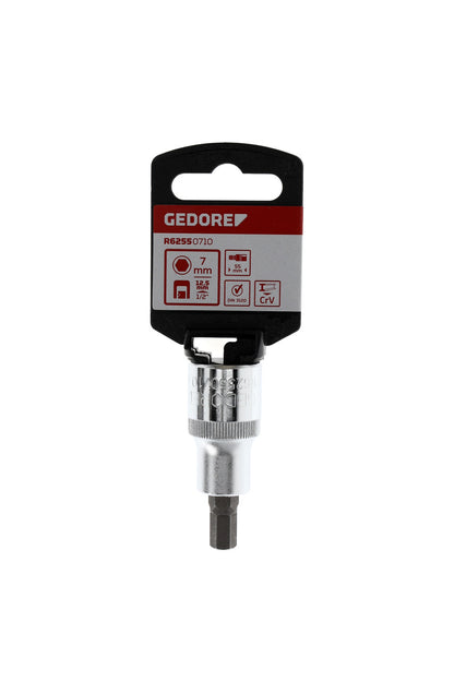 GEDORE red R62550710 - Douille de tournevis 1/2" 7 mm L=55 mm