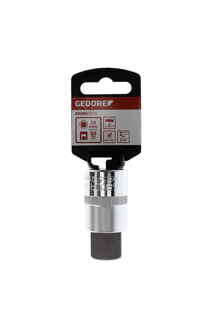GEDORE red R62551910 - Douille de tournevis 1/2" 19 mm L=55 mm