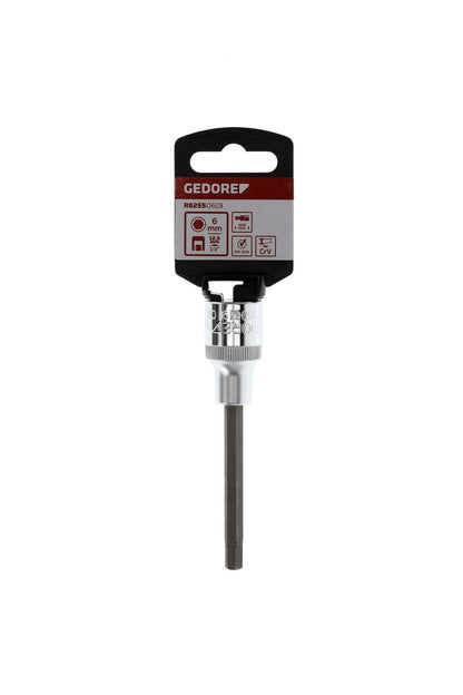 GEDORE red R62550619 - Douille de tournevis 1/2" 6 mm L=100 mm