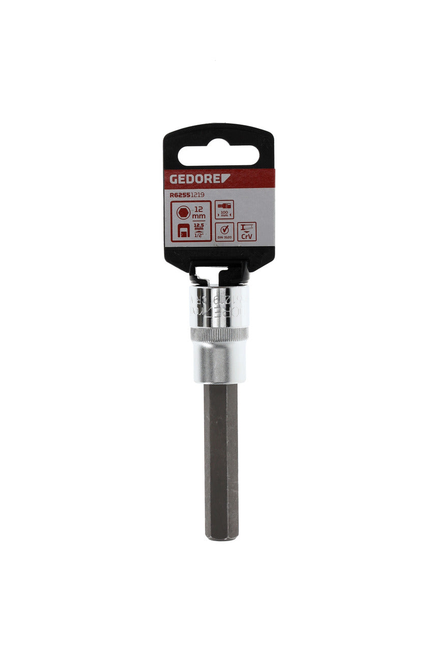 GEDORE red R62551219 - Douille de tournevis 1/2" 12 mm L=100 mm