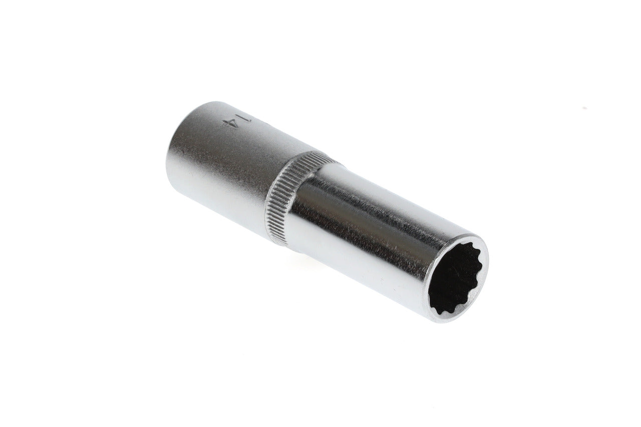 GEDORE red R61101414 - Douille 1/2", bi-hexagonale, 14 mm L=77 mm