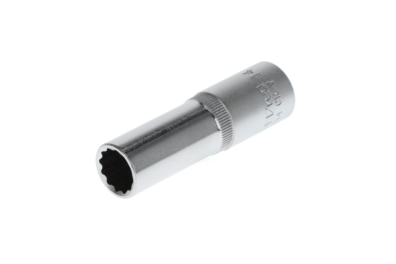 GEDORE red R61101414 - Douille 1/2", bi-hexagonale, 14 mm L=77 mm
