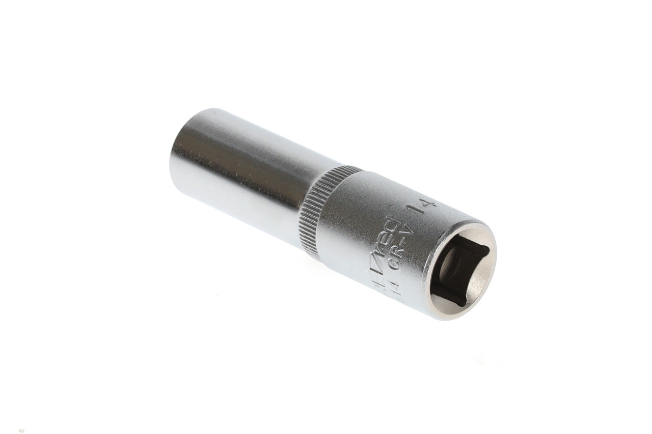 GEDORE red R61101414 - Douille 1/2", bi-hexagonale, 14 mm L=77 mm