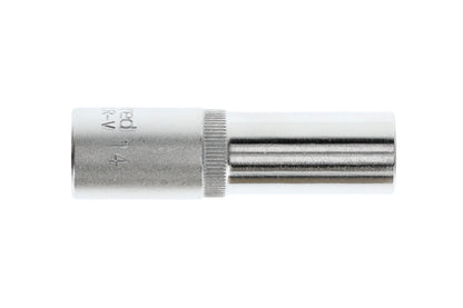 GEDORE red R61101414 - Douille 1/2", bi-hexagonale, 14 mm L=77 mm