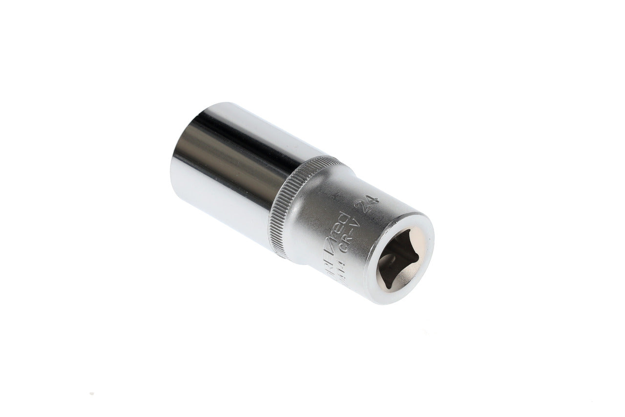 GEDORE red R61102414 - Douille 1/2", bi-hexagonale, 24 mm L=77 mm