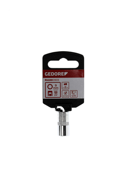GEDORE red R41000903 - Douille 1/4", hexagonale, 9 mm L=25 mm