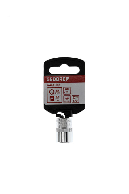 GEDORE red R41001303 - Douille 1/4", hexagonale, 13 mm L=25 mm
