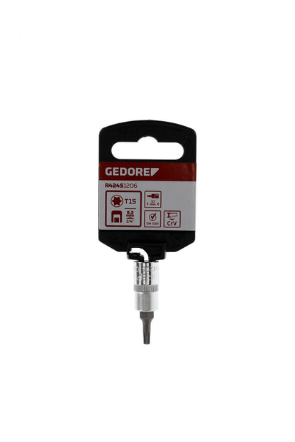 GEDORE red R42451206 - Douille de tournevis 1/4" TORX T15 L=37 mm